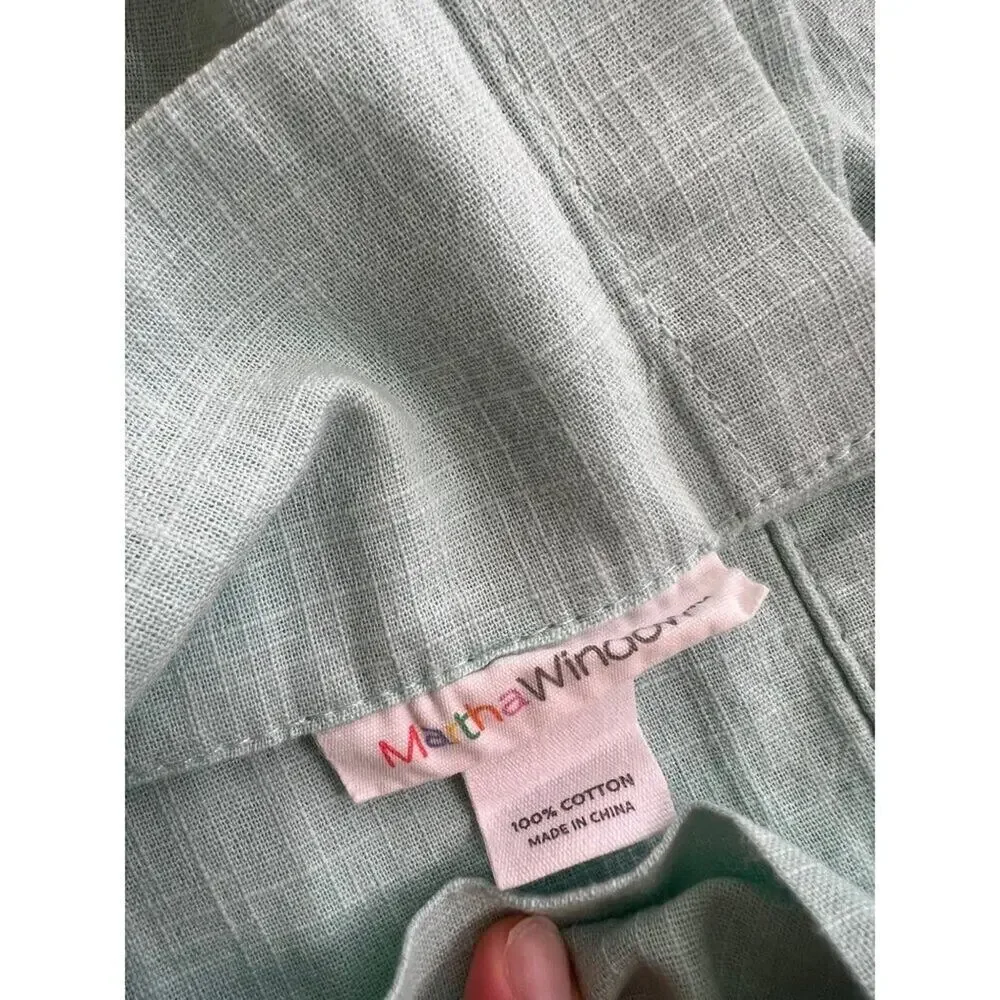 Martha Window Hawley Rod-Pocket Cotton Curtain Panel